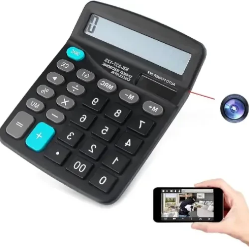 Spy calculator camera
